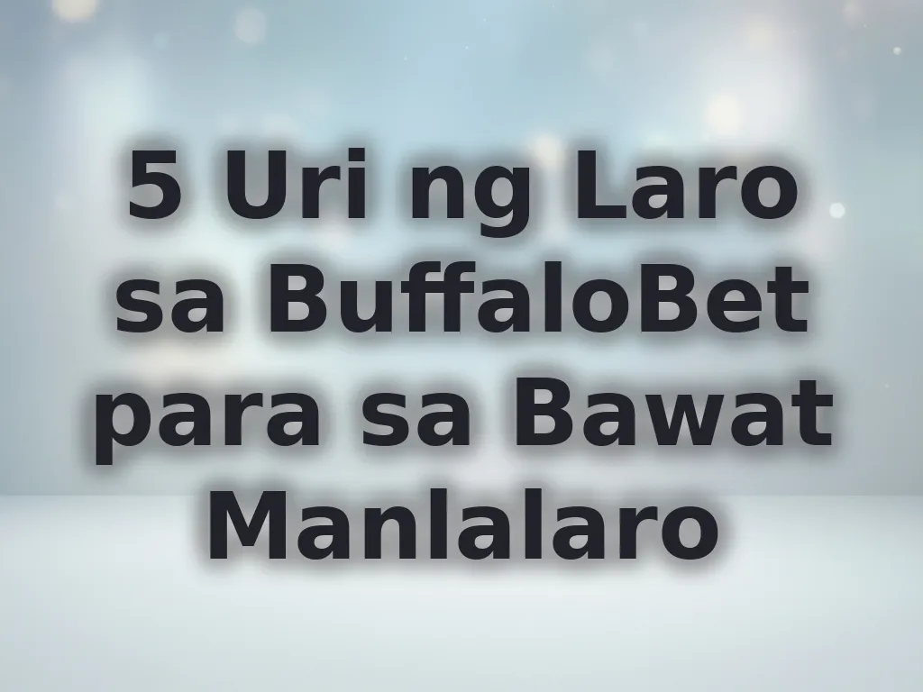 Gabay sa pagpili ng laro