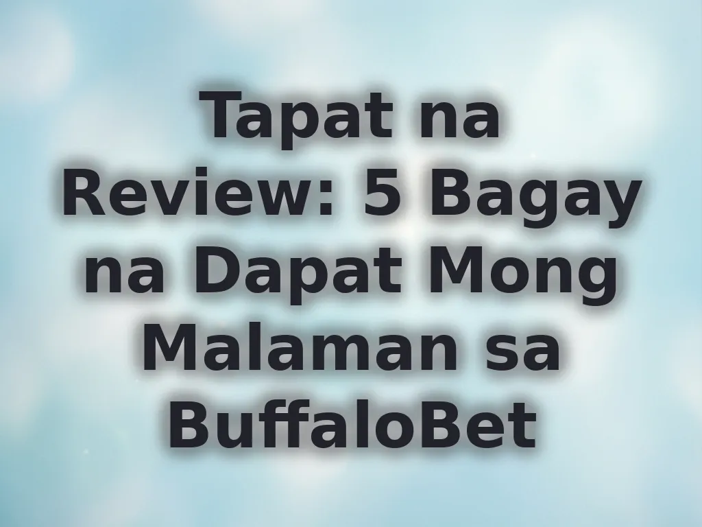 Tapat na review ng platform